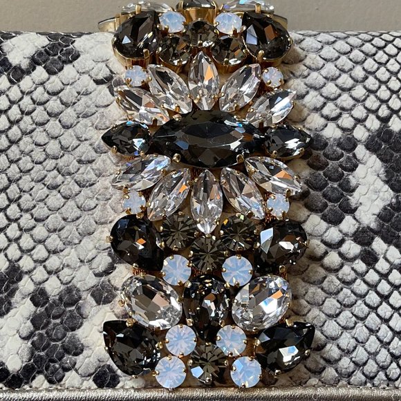 Jeweled snake clutch/wrist/crossover - Picture 10 of 10